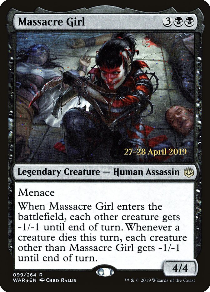 Massacre Girl [War of the Spark Prerelease Promos] | Gear Gaming Fayetteville