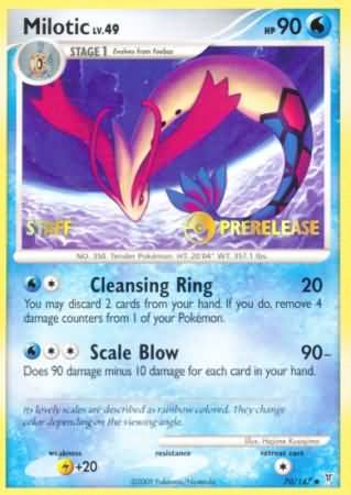 Milotic (70/147) (Staff Prerelease Promo) [Nintendo: Black Star Promos] | Gear Gaming Fayetteville