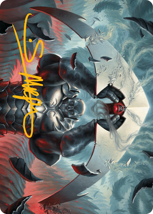 Mirrodin Avenged Art Card (Gold-Stamped Signature) [March of the Machine Art Series] | Gear Gaming Fayetteville