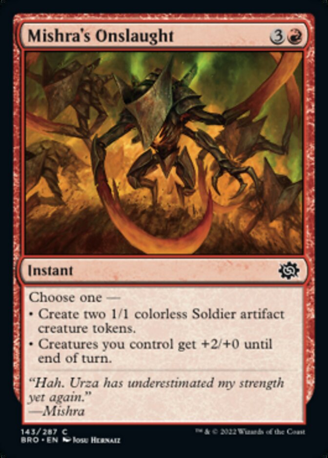 Mishra's Onslaught [The Brothers' War] | Gear Gaming Fayetteville