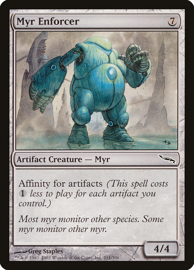 Myr Enforcer [Mirrodin] | Gear Gaming Fayetteville