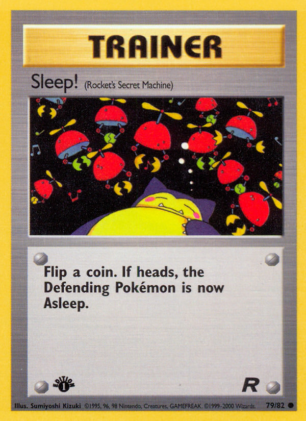 Sleep! (79/82) [Team Rocket 1st Edition] | Gear Gaming Fayetteville