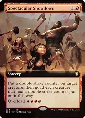Spectacular Showdown (Extended Art) [Commander Legends: Battle for Baldur's Gate] | Gear Gaming Fayetteville