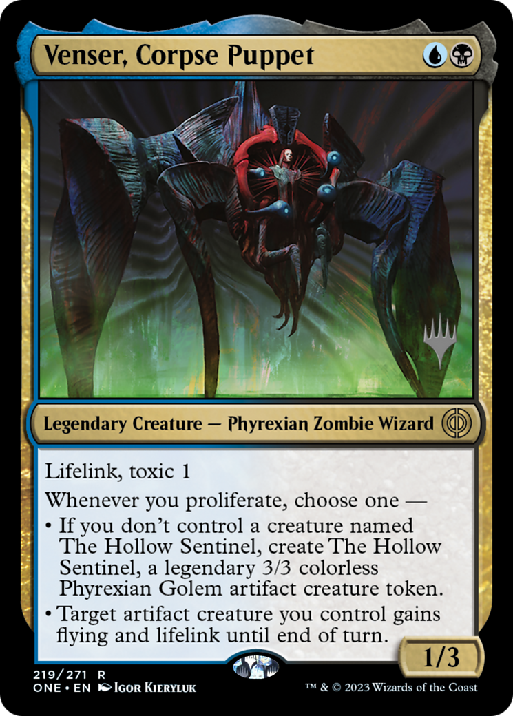 Venser, Corpse Puppet (Promo Pack) [Phyrexia: All Will Be One Promos] | Gear Gaming Fayetteville