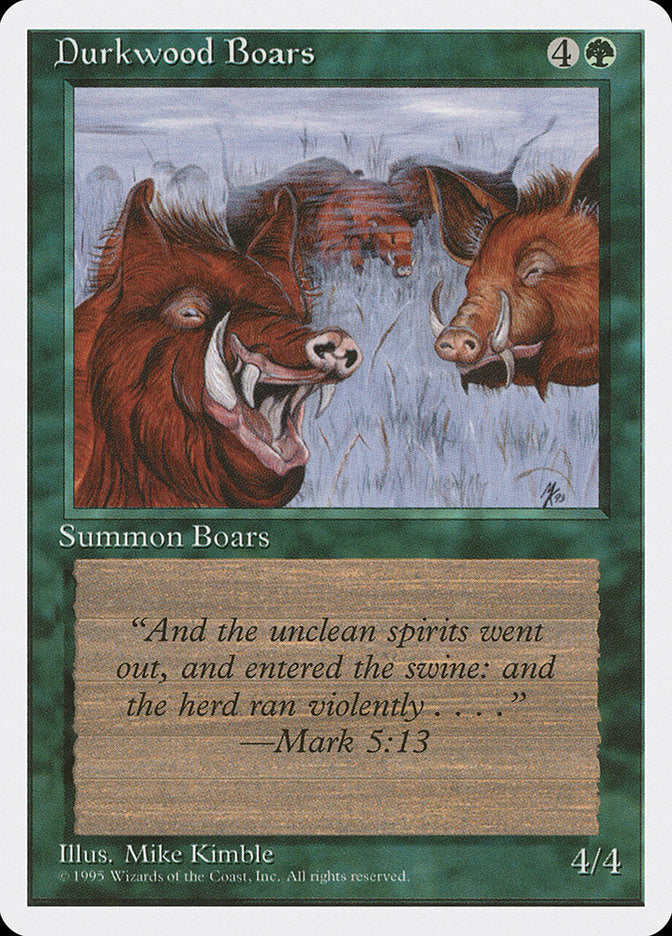 Durkwood Boars [Fourth Edition] | Gear Gaming Fayetteville