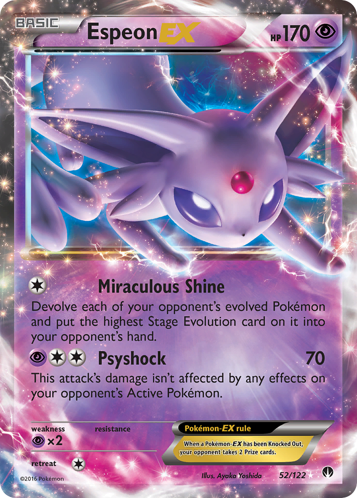 Espeon EX (52/122) [XY: BREAKpoint] | Gear Gaming Fayetteville