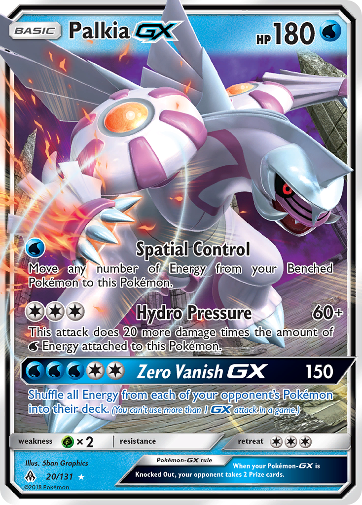 Palkia GX (20/131) [Sun & Moon: Forbidden Light] | Gear Gaming Fayetteville