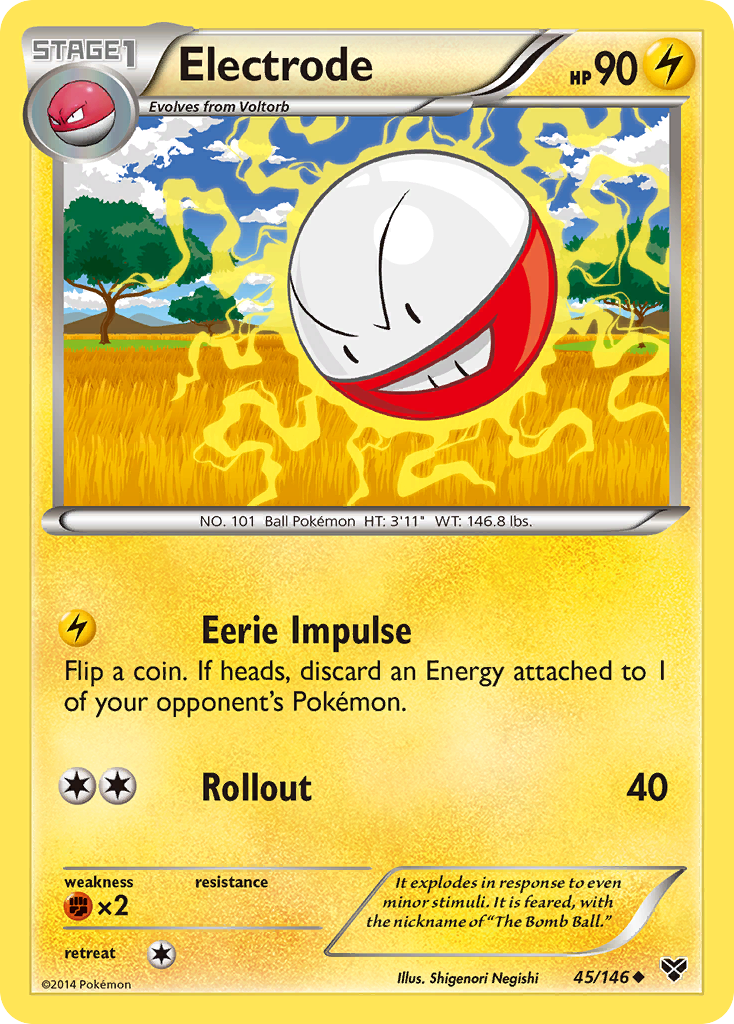 Electrode (45/146) [XY: Base Set] | Gear Gaming Fayetteville