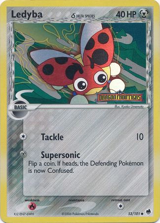 Ledyba (53/101) (Delta Species) (Stamped) [EX: Dragon Frontiers] | Gear Gaming Fayetteville