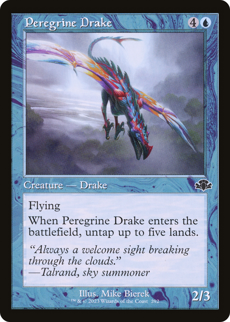 Peregrine Drake (Retro) [Dominaria Remastered] | Gear Gaming Fayetteville