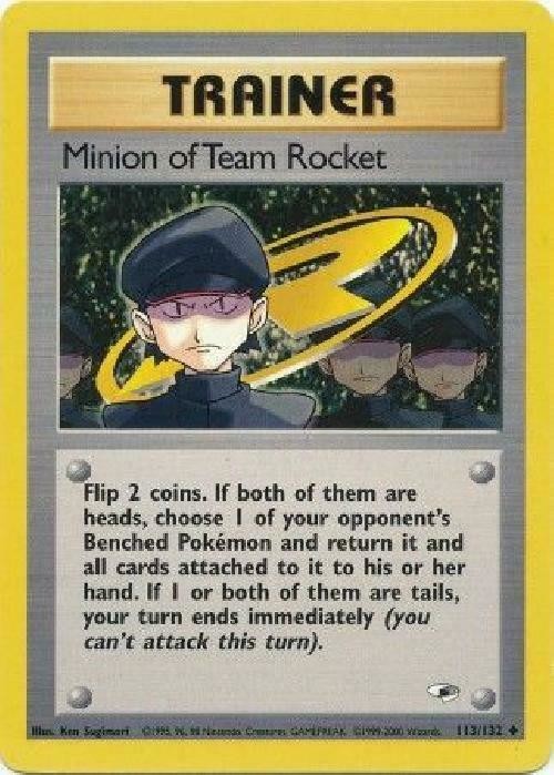 Minion of Team Rocket (113/132) [Gym Heroes Unlimited] | Gear Gaming Fayetteville