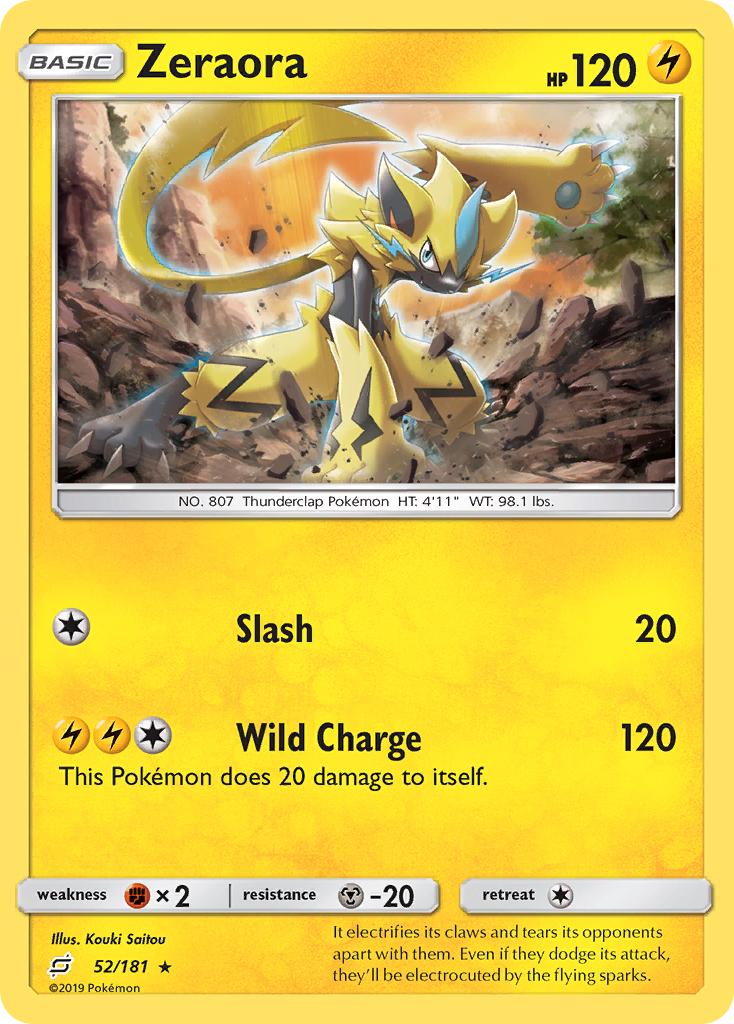 Zeraora (52/181) [Sun & Moon: Team Up] | Gear Gaming Fayetteville