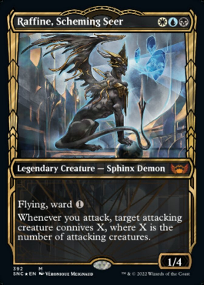 Raffine, Scheming Seer (Showcase Golden Age Gilded Foil) [Streets of New Capenna] | Gear Gaming Fayetteville