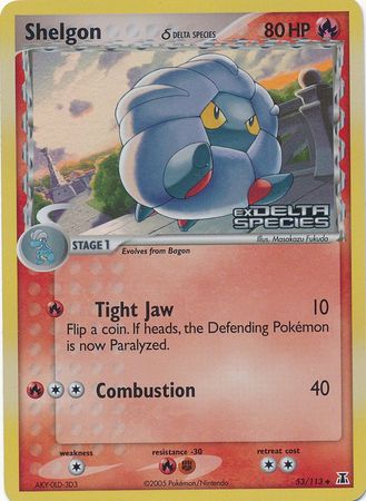 Shelgon (53/113) (Delta Species) (Stamped) [EX: Delta Species] | Gear Gaming Fayetteville