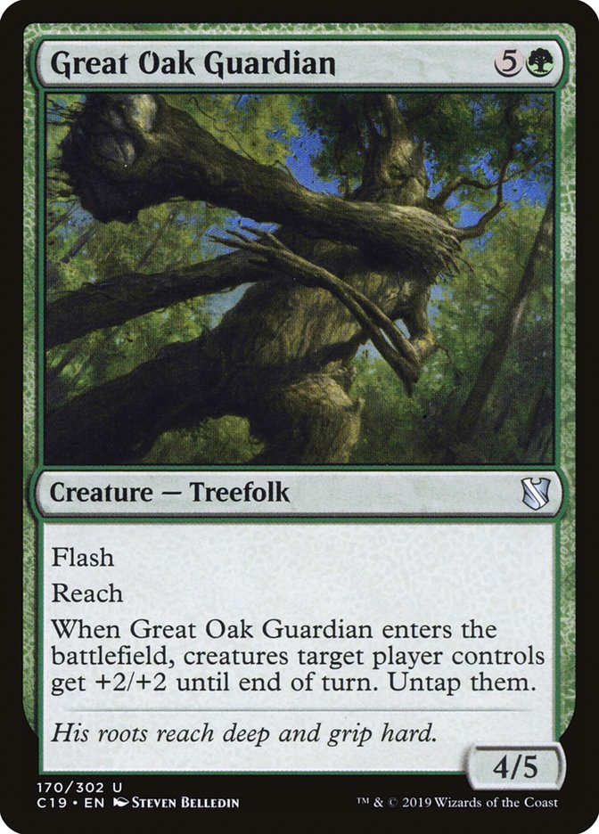 Great Oak Guardian [Commander 2019] | Gear Gaming Fayetteville