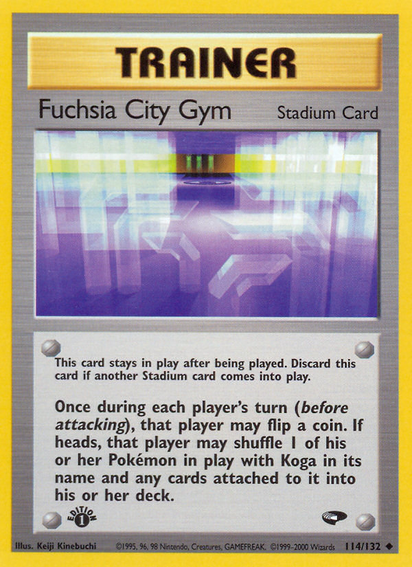 Fuchsia City Gym (114/132) [Gym Challenge 1st Edition] | Gear Gaming Fayetteville