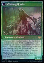 Howlpack Piper // Wildsong Howler [Innistrad: Crimson Vow Prerelease Promos] | Gear Gaming Fayetteville