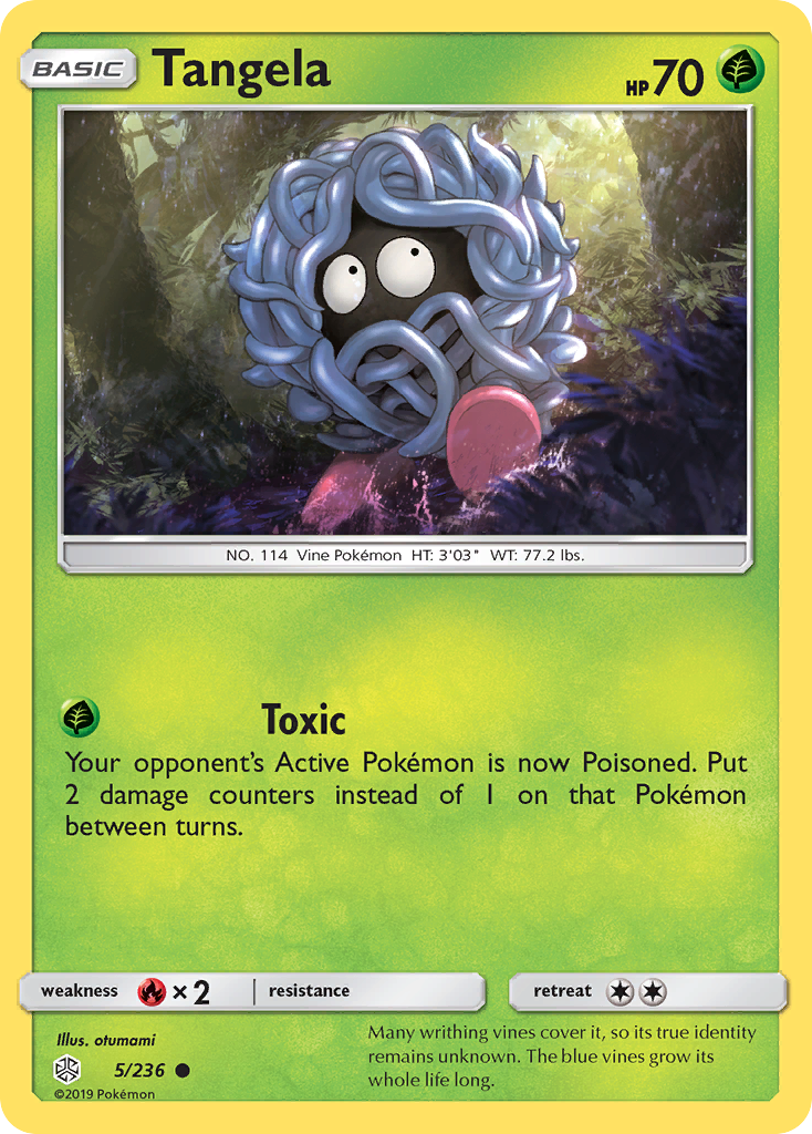 Tangela (5/236) [Sun & Moon: Cosmic Eclipse] | Gear Gaming Fayetteville