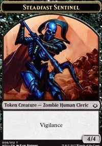 Steadfast Sentinel // Zombie Double-Sided Token [Hour of Devastation Tokens] | Gear Gaming Fayetteville