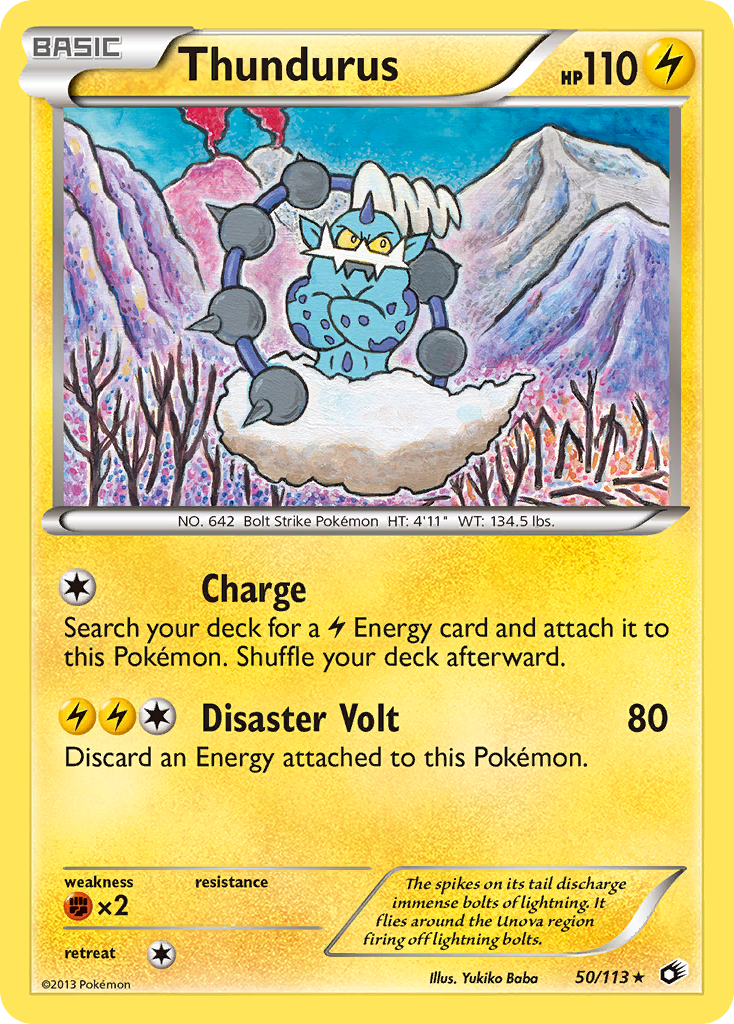 Thundurus (50/113) [Black & White: Legendary Treasures] | Gear Gaming Fayetteville