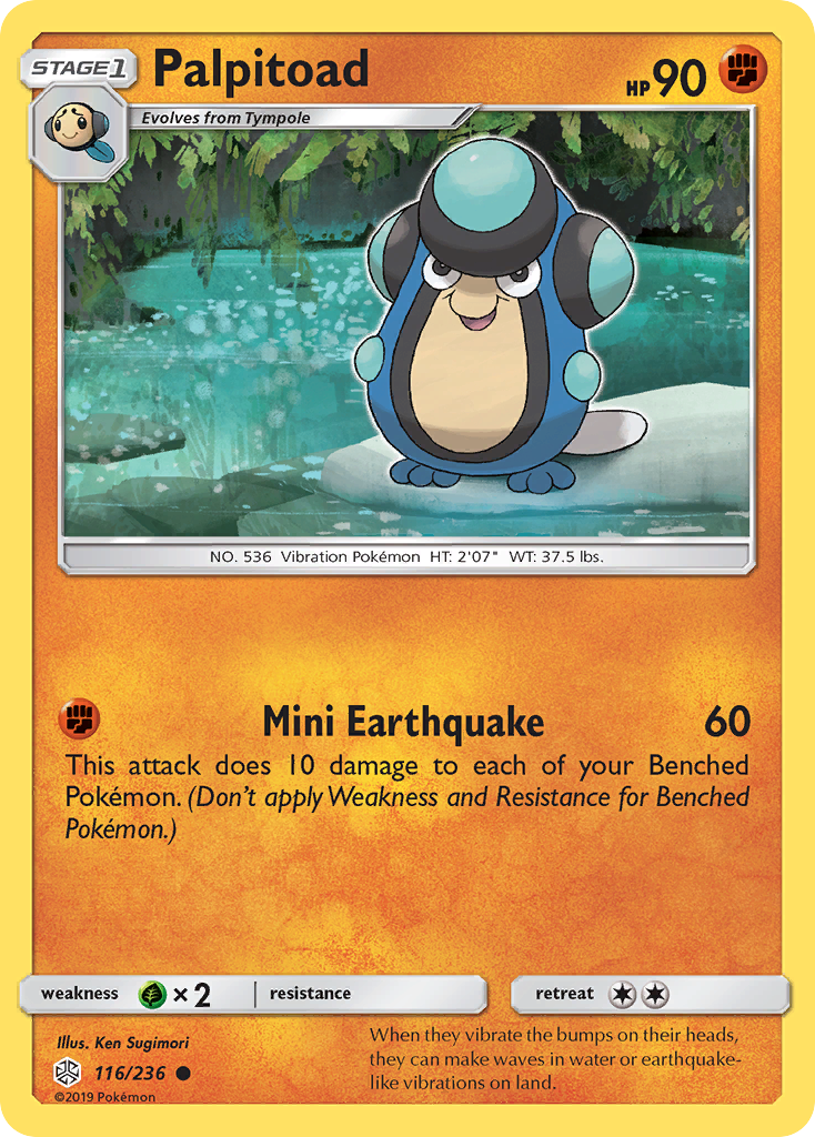 Palpitoad (116/236) [Sun & Moon: Cosmic Eclipse] | Gear Gaming Fayetteville