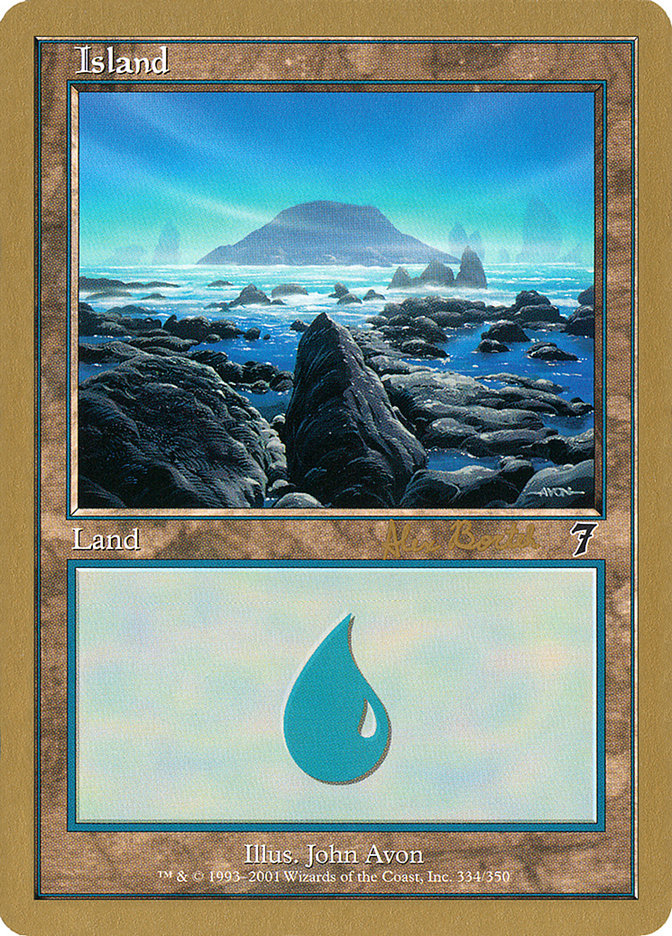 Island (ab334) (Alex Borteh) [World Championship Decks 2001] | Gear Gaming Fayetteville