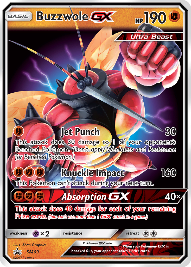 Buzzwole GX (SM69) [Sun & Moon: Black Star Promos] | Gear Gaming Fayetteville