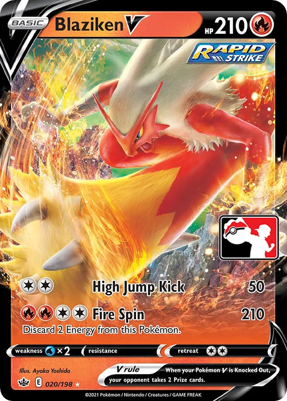 Blaziken V (020/198) [Prize Pack Series One] | Gear Gaming Fayetteville