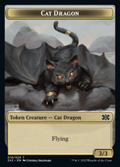 Cat Dragon // Eldrazi Scion Double-Sided Token [Double Masters 2022 Tokens] | Gear Gaming Fayetteville