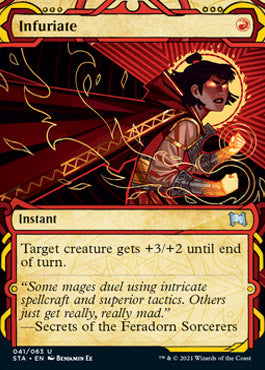 Infuriate (Foil Etched) [Strixhaven: School of Mages Mystical Archive] | Gear Gaming Fayetteville