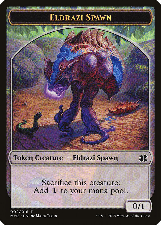 Eldrazi Spawn Token (002/016) [Modern Masters 2015 Tokens] | Gear Gaming Fayetteville