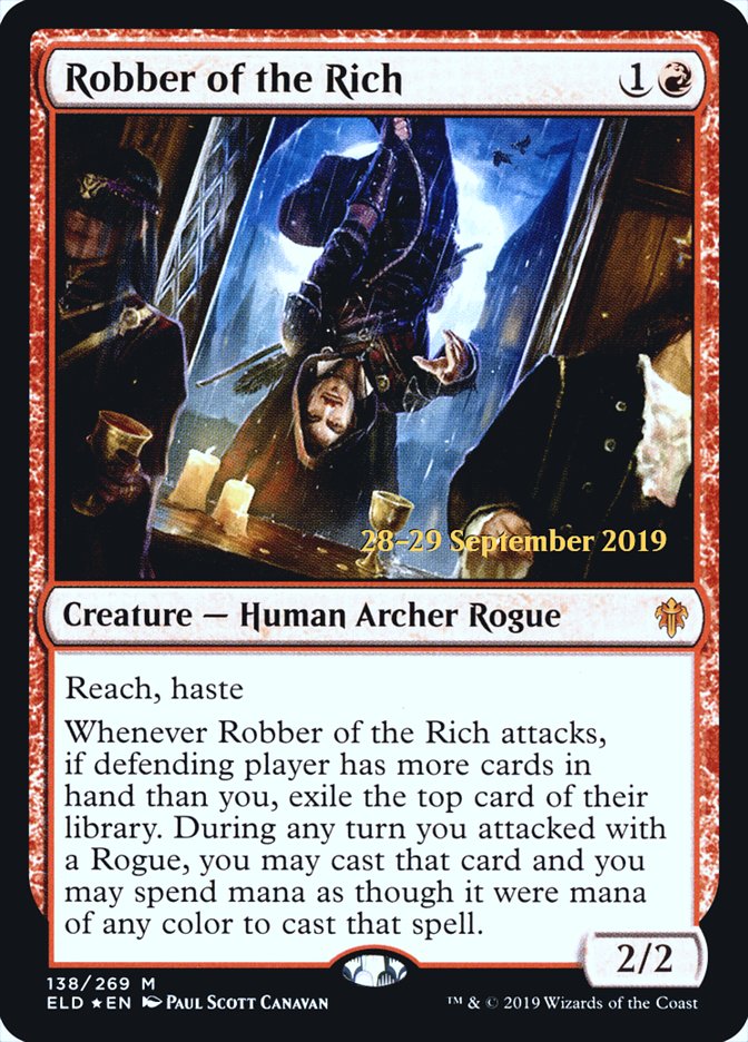 Robber of the Rich [Throne of Eldraine Prerelease Promos] | Gear Gaming Fayetteville