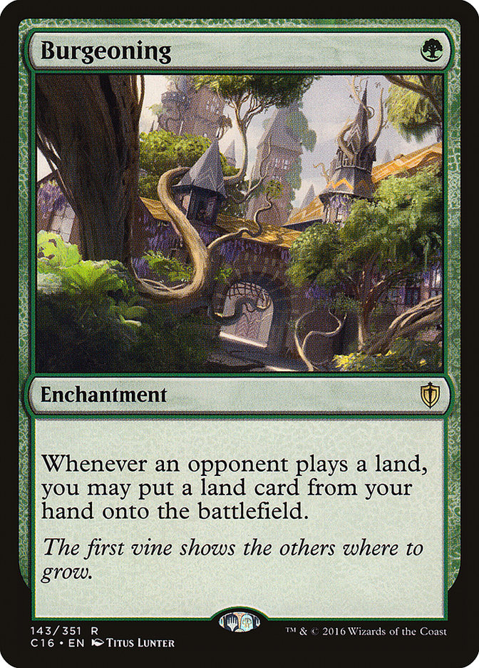 Burgeoning [Commander 2016] | Gear Gaming Fayetteville