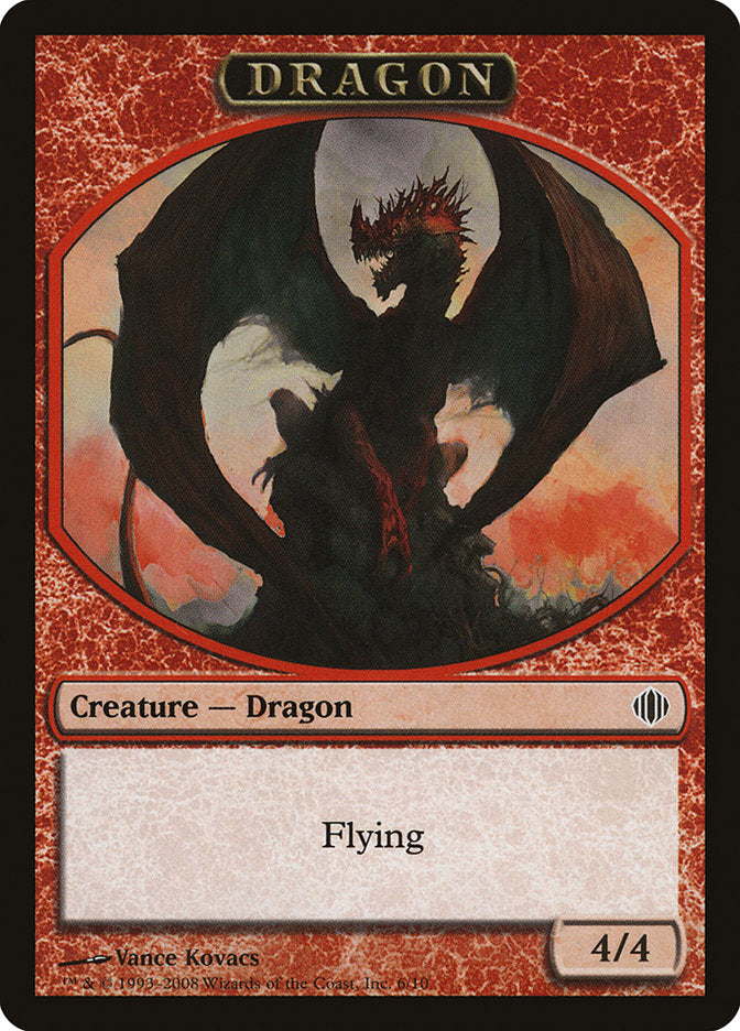 Dragon Token [Shards of Alara Tokens] | Gear Gaming Fayetteville