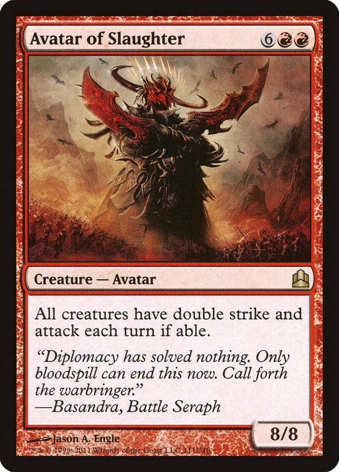 Avatar of Slaughter [Commander 2011] | Gear Gaming Fayetteville