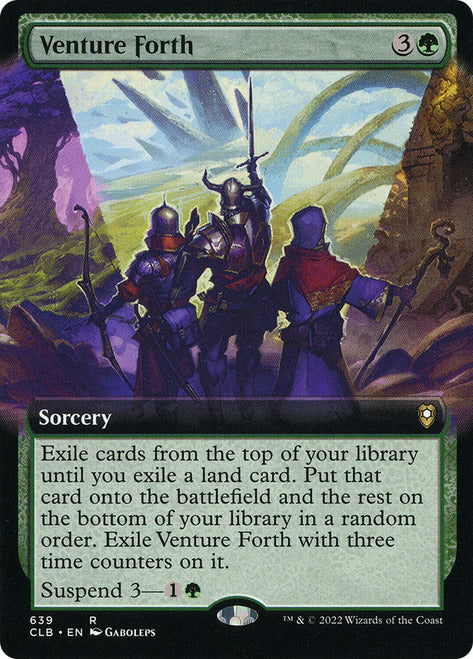 Venture Forth (Extended Art) [Commander Legends: Battle for Baldur's Gate] | Gear Gaming Fayetteville