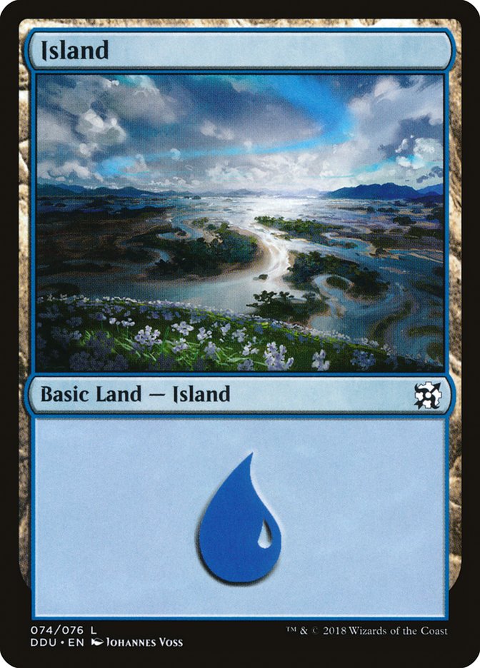 Island (74) [Duel Decks: Elves vs. Inventors] | Gear Gaming Fayetteville