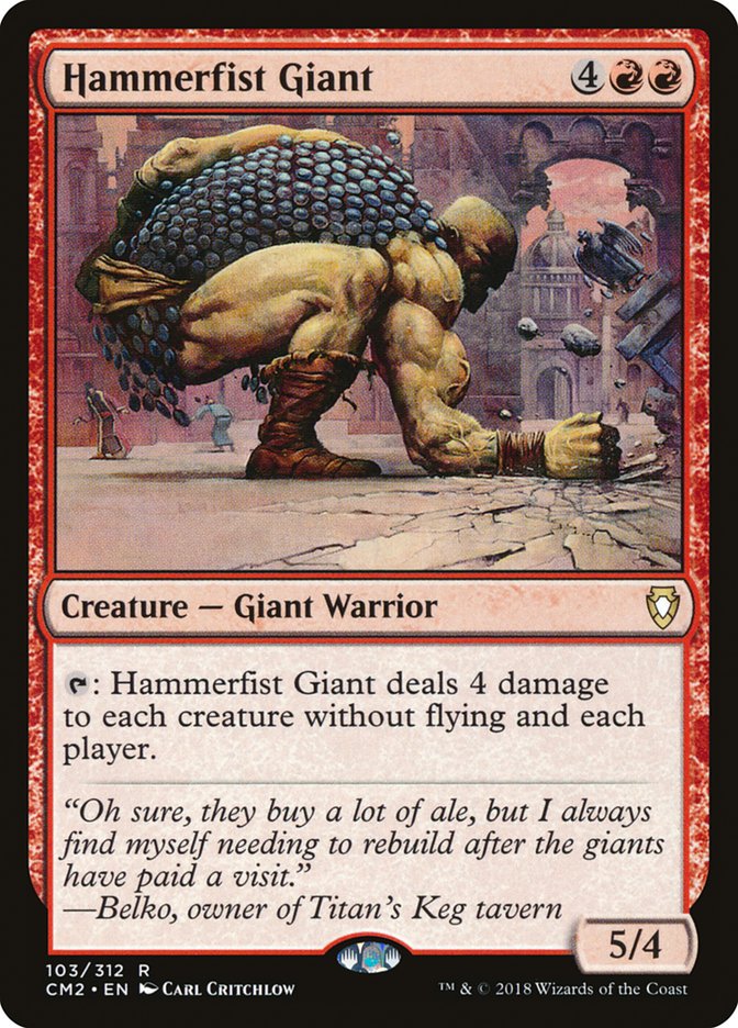 Hammerfist Giant [Commander Anthology Volume II] | Gear Gaming Fayetteville