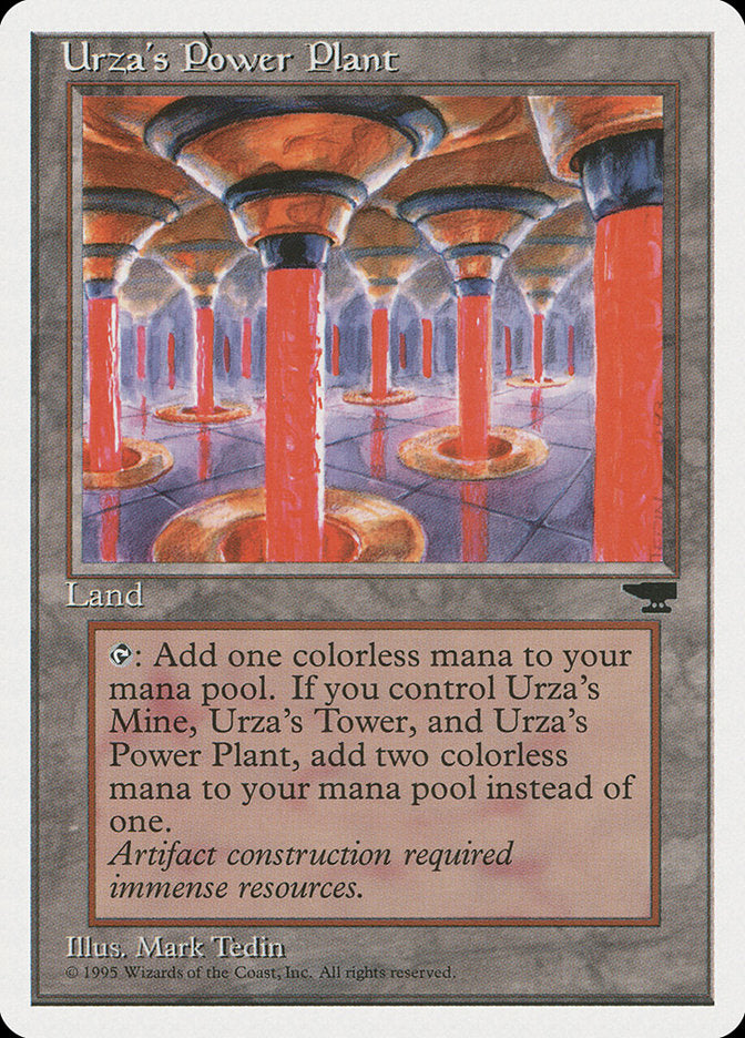 Urza's Power Plant (Red Columns) [Chronicles] | Gear Gaming Fayetteville