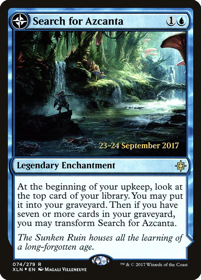 Search for Azcanta // Azcanta, the Sunken Ruin [Ixalan Prerelease Promos] | Gear Gaming Fayetteville