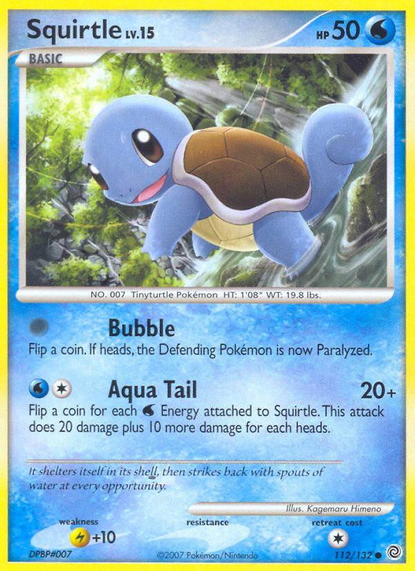 Squirtle (112/132) [Diamond & Pearl: Secret Wonders] | Gear Gaming Fayetteville