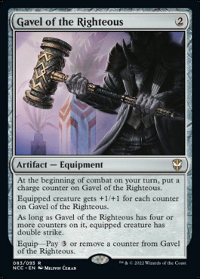 Gavel of the Righteous [Streets of New Capenna Commander] | Gear Gaming Fayetteville