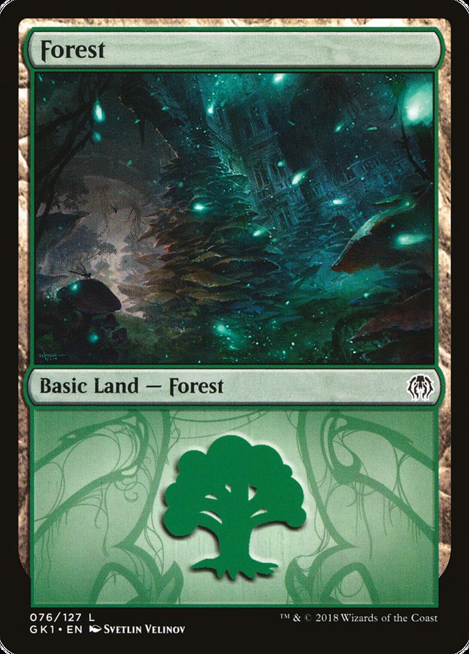 Forest (76) [Guilds of Ravnica Guild Kit] | Gear Gaming Fayetteville