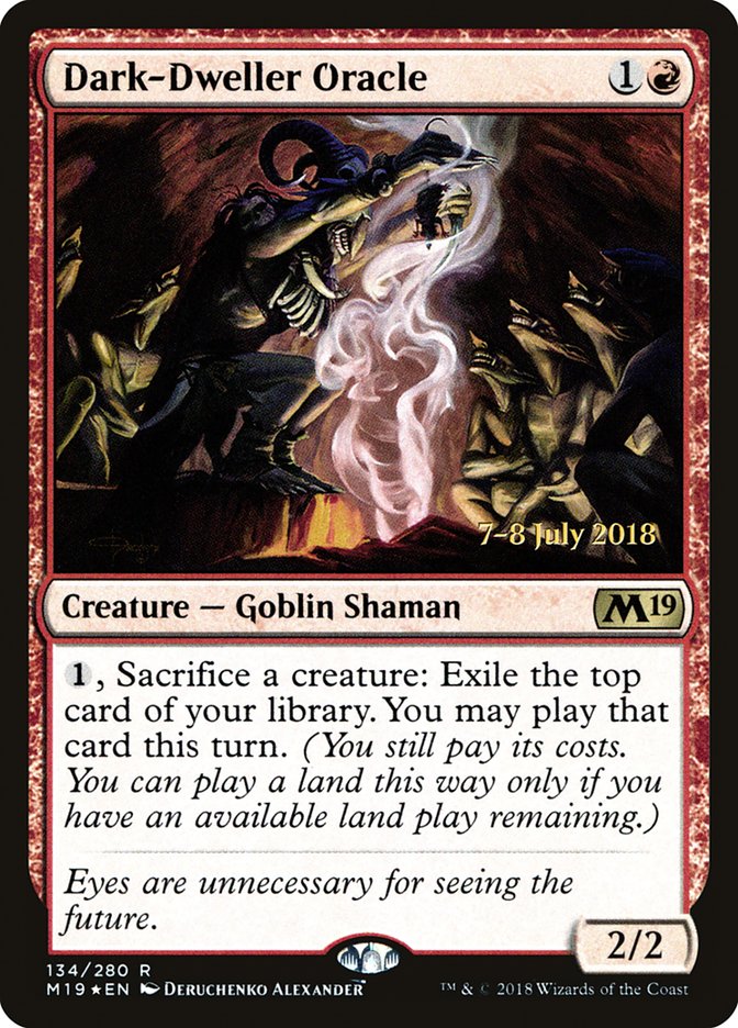 Dark-Dweller Oracle [Core Set 2019 Prerelease Promos] | Gear Gaming Fayetteville