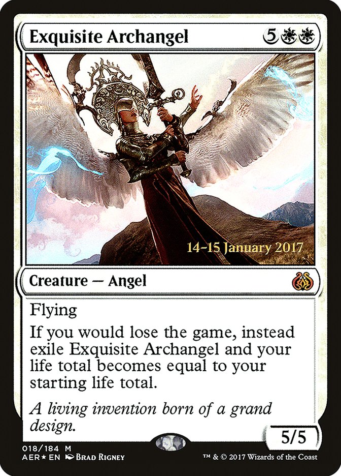 Exquisite Archangel [Aether Revolt Prerelease Promos] | Gear Gaming Fayetteville