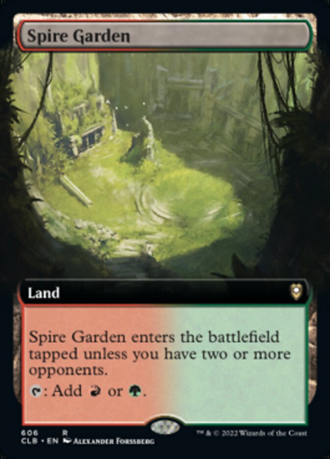 Spire Garden (Extended Art) [Commander Legends: Battle for Baldur's Gate] | Gear Gaming Fayetteville