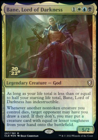 Bane, Lord of Darkness [Commander Legends: Battle for Baldur's Gate Prerelease Promos] | Gear Gaming Fayetteville