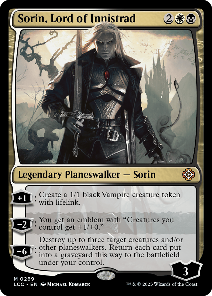 Sorin, Lord of Innistrad [The Lost Caverns of Ixalan Commander] | Gear Gaming Fayetteville