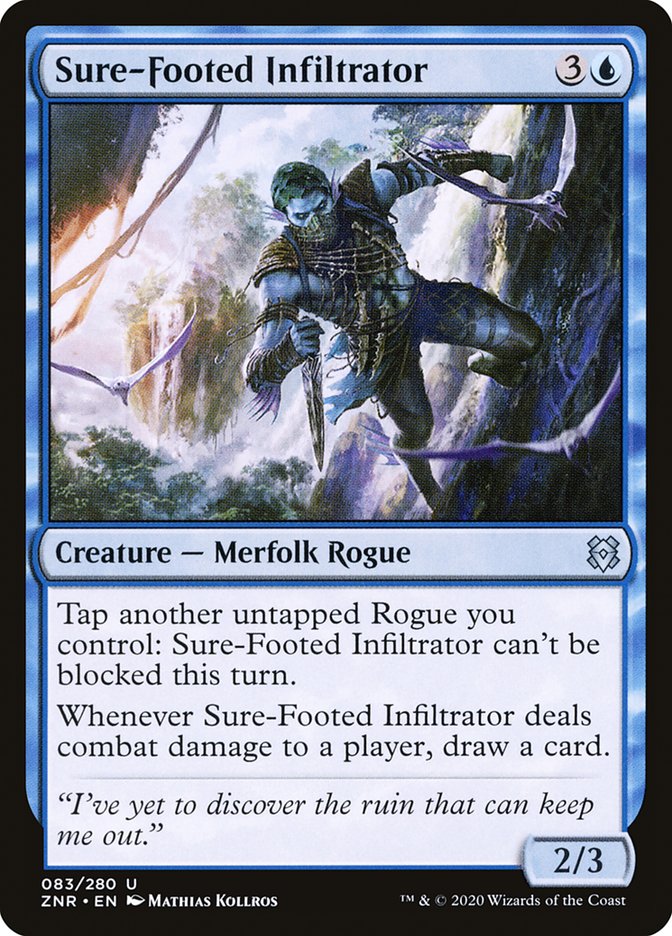 Sure-Footed Infiltrator [Zendikar Rising] | Gear Gaming Fayetteville