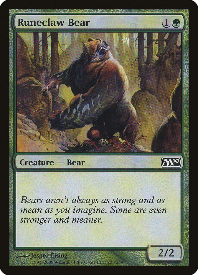 Runeclaw Bear [Magic 2010] | Gear Gaming Fayetteville